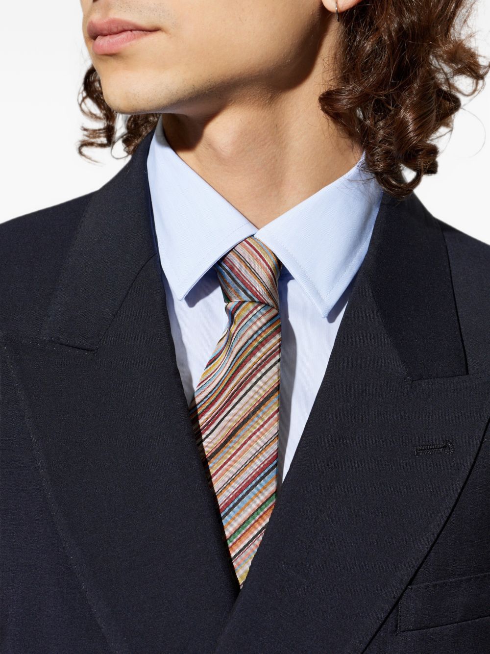 Paul Smith Men Signature Stripe Silk Tie PAUL SMITH