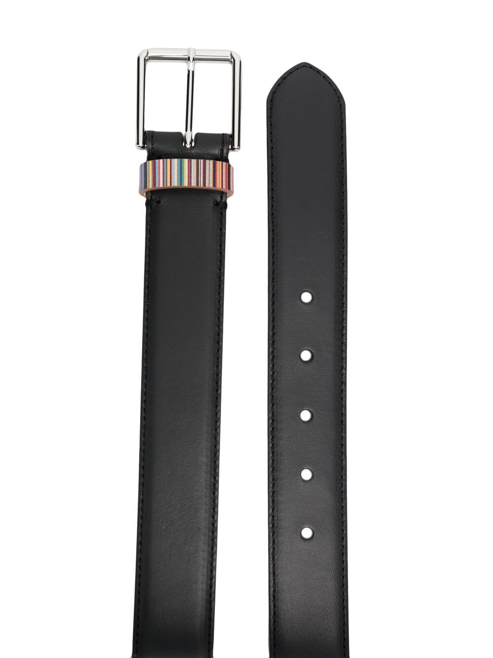 Paul Smith Men Signature Stripe Leather Belt PAUL SMITH