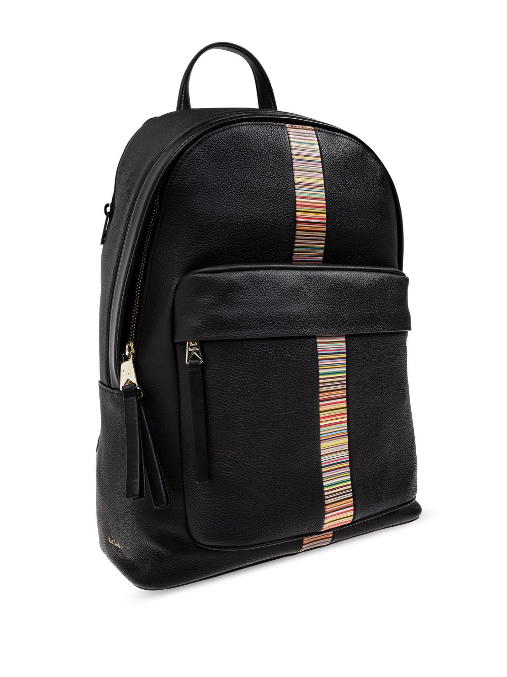 Paul Smith Men Signature Stripe Leather Backpack PAUL SMITH