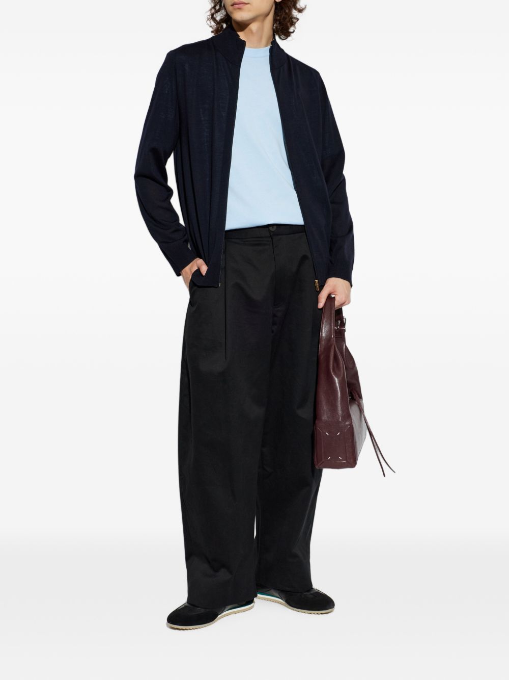 Paul Smith Men Wool Zipped Cardigan