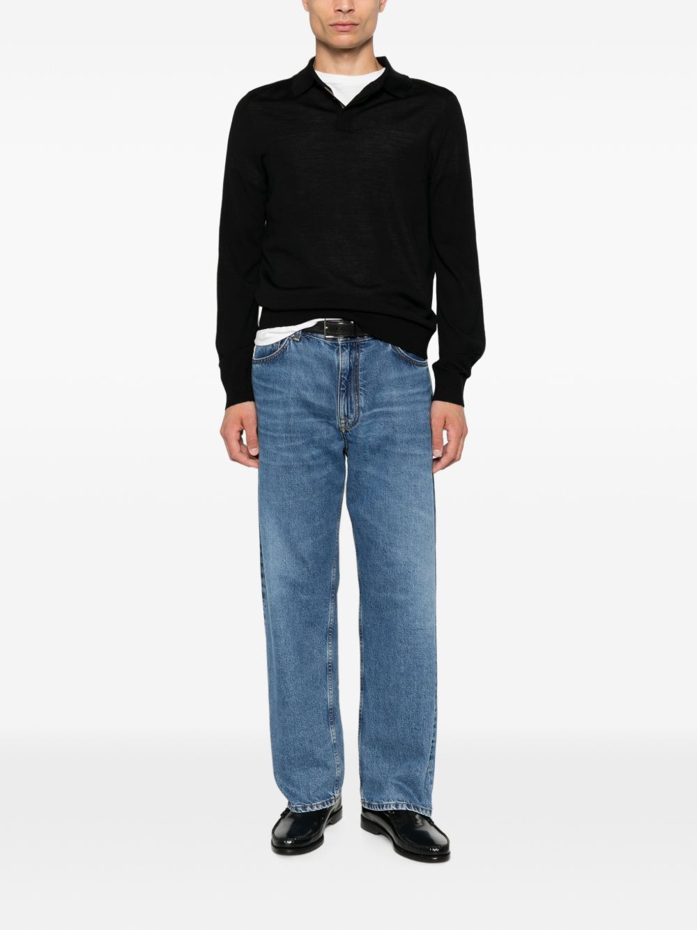 Paul Smith Men Wool Polo Shirt