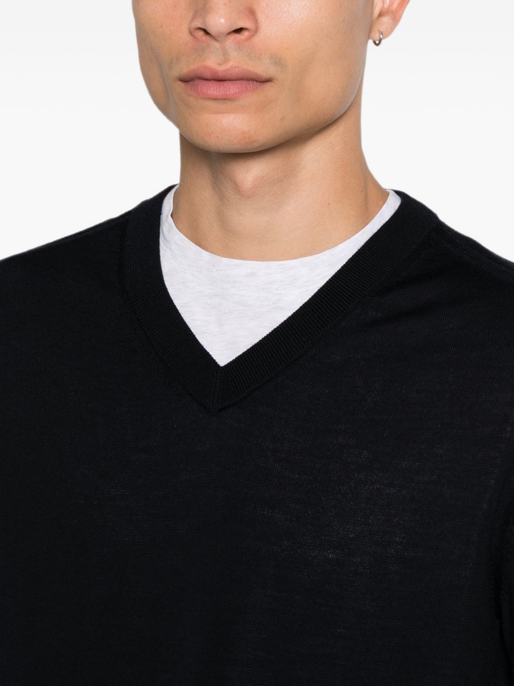 Paul Smith Men Wool V-Necked Sweater PAUL SMITH