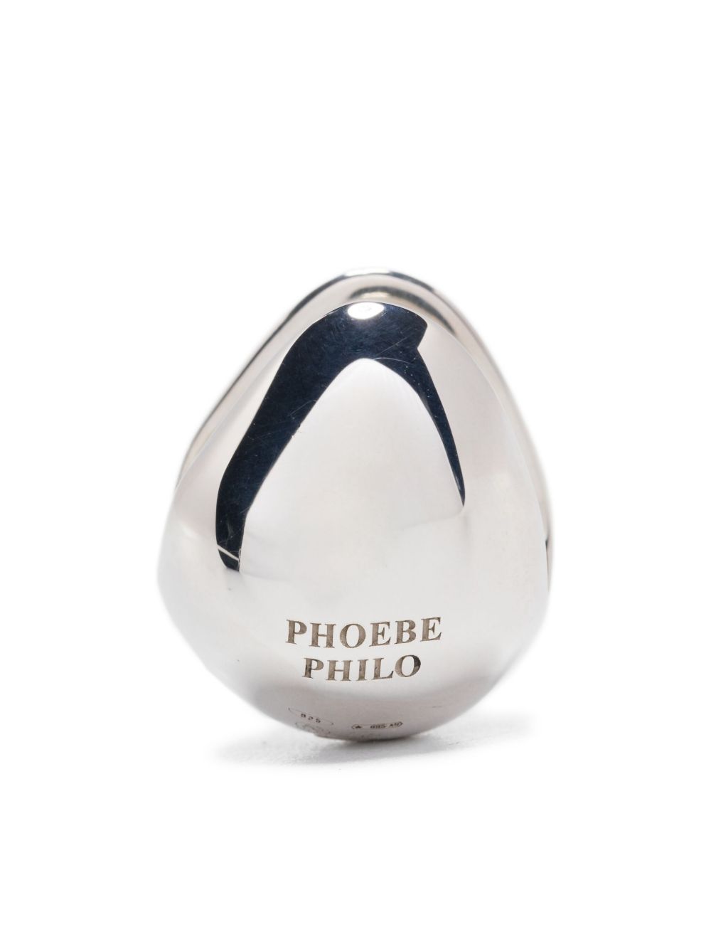 Phoebe Philo Women Pebble Stud Silver Earrings PHOEBE PHILO