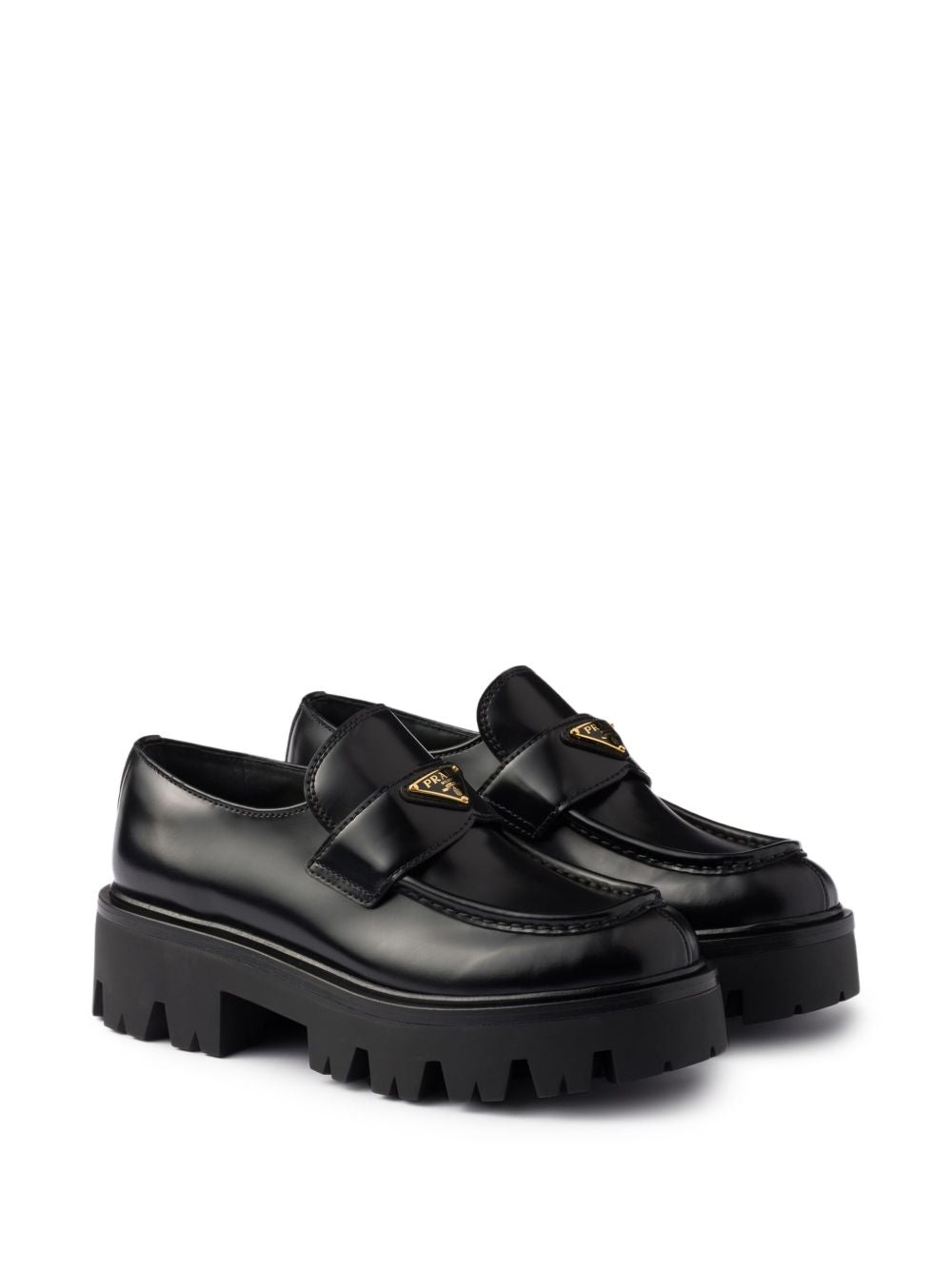 Prada Women Leather Loafers PRADA