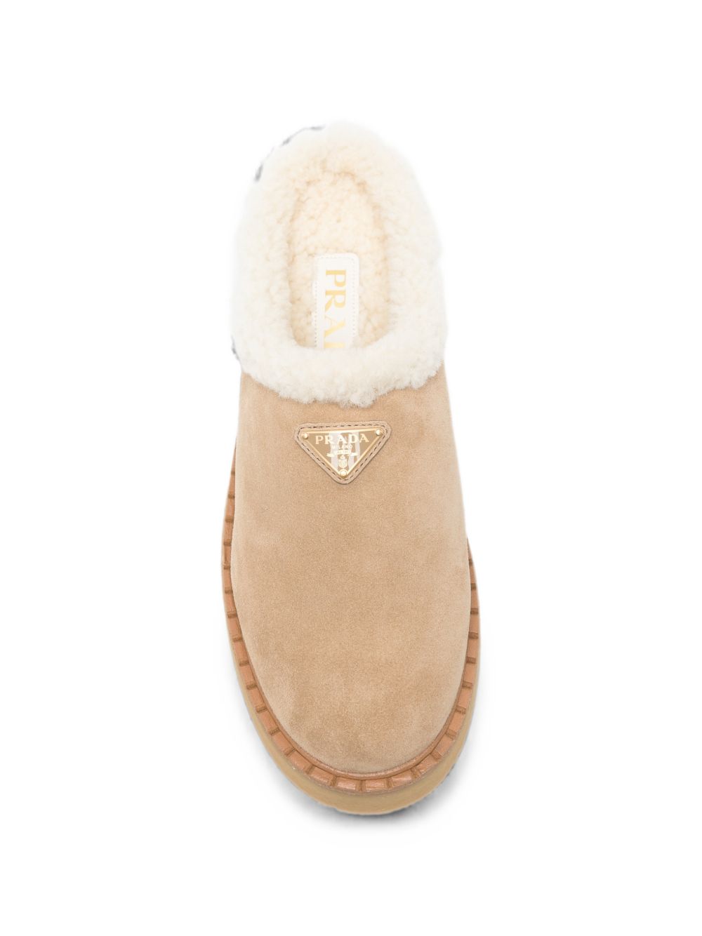 Prada Women Suede Leather Slippers PRADA