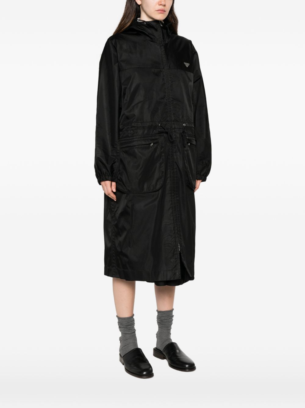 Prada Women Re-Nylon Raincoat PRADA