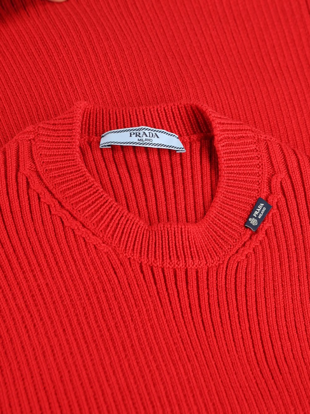 Prada Women Wool Crewneck Sweater PRADA