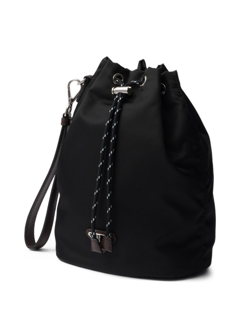 Prada Men Prada Speedrock Re-Nylon And Leather Pouch PRADA