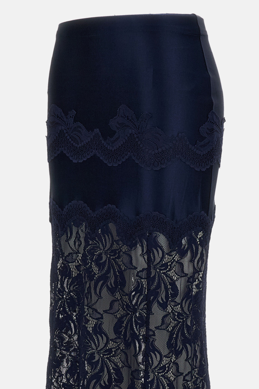 Rabanne Women Lace Midi Skirt PACO RABANNE