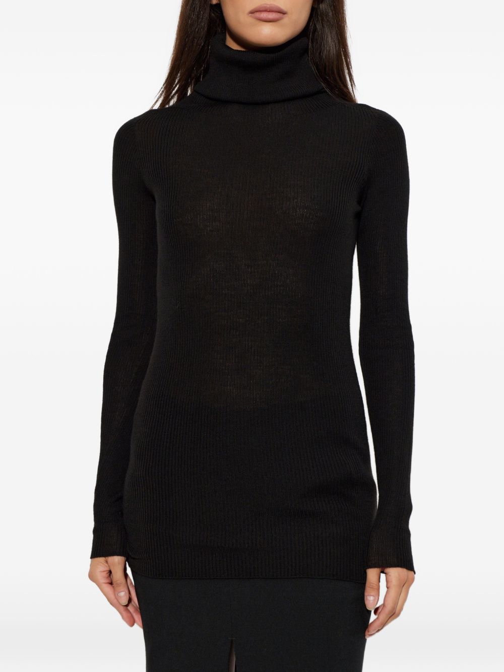 Rick Owens Women Wool Turtle-Neck Sweater RICK OWENS