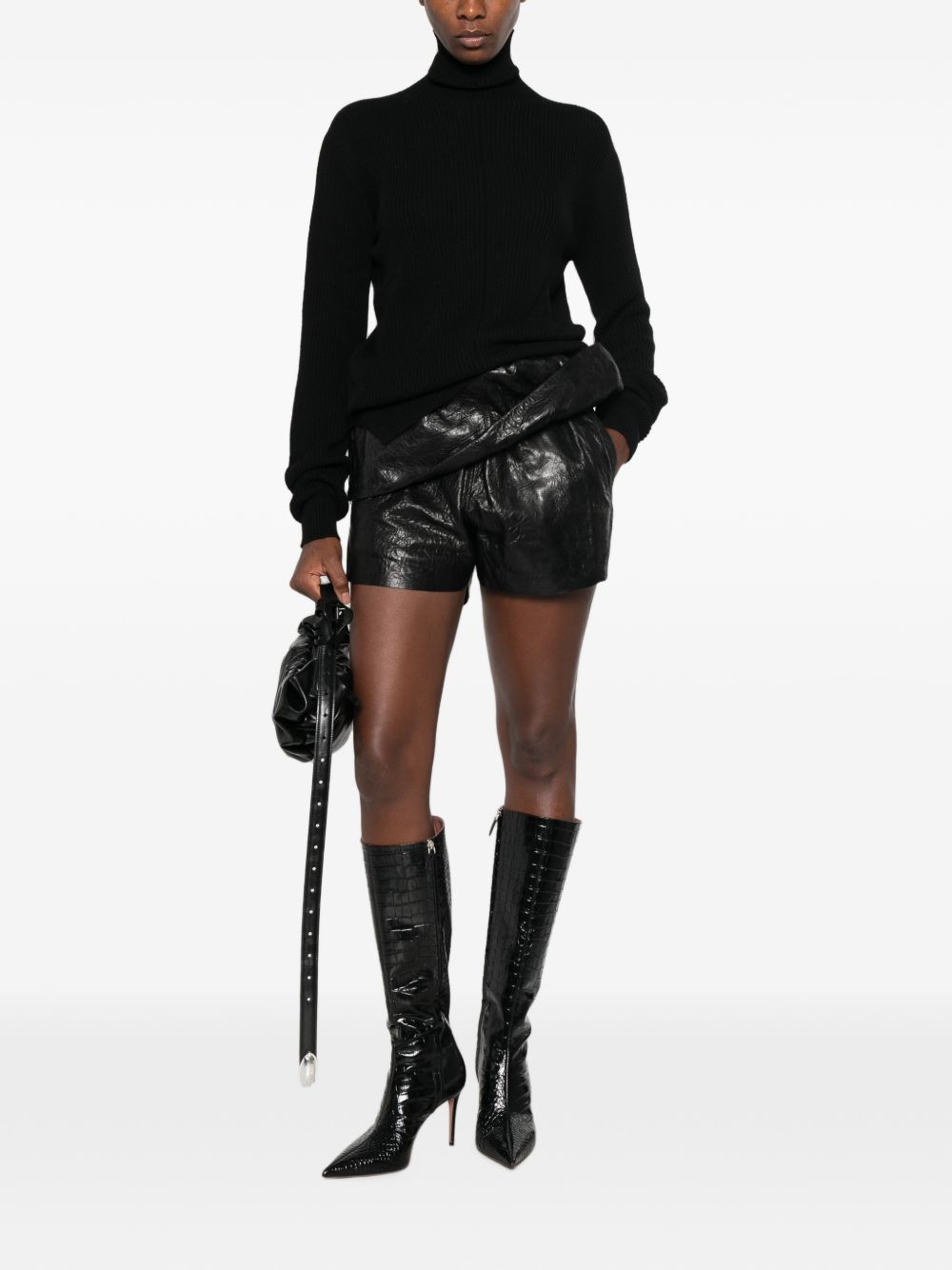Rick Owens Women Wool Turtle-Neck Sweater RICK OWENS