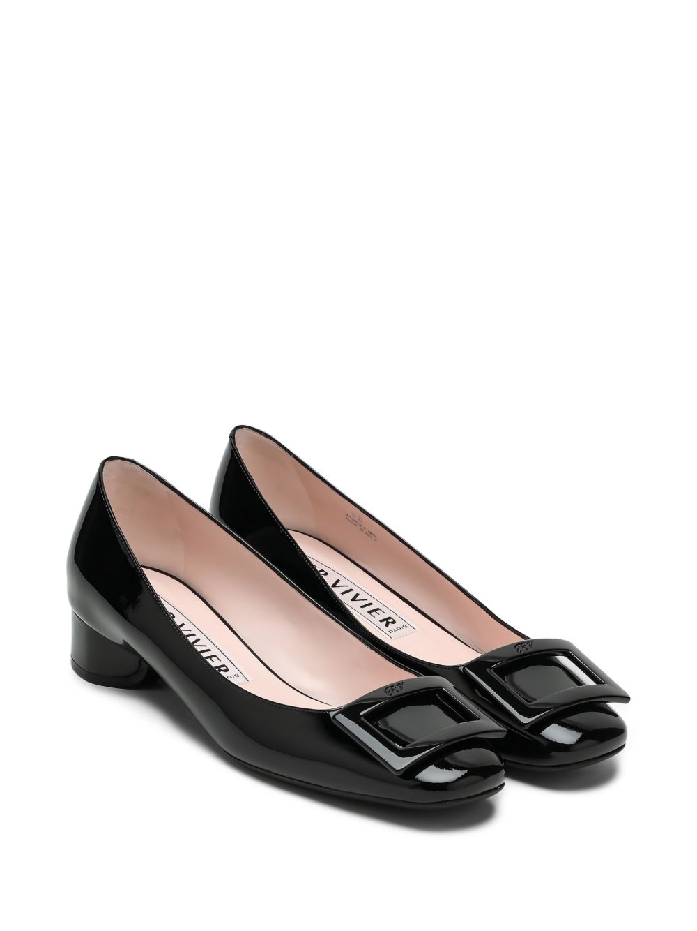 Roger Vivier Women Roundy Patent Leather Ballets