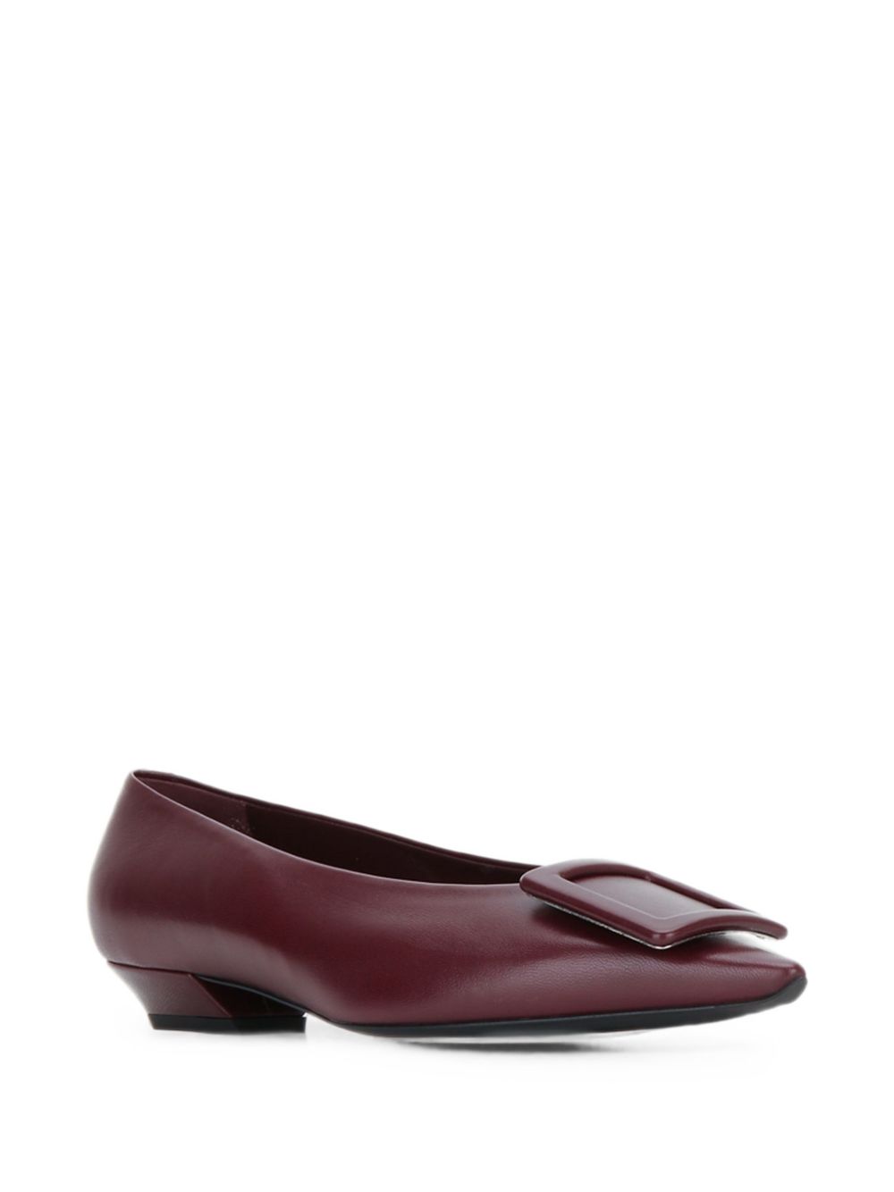 Roger Vivier Women Pointy Covered Leather Ballets ROGER VIVIER