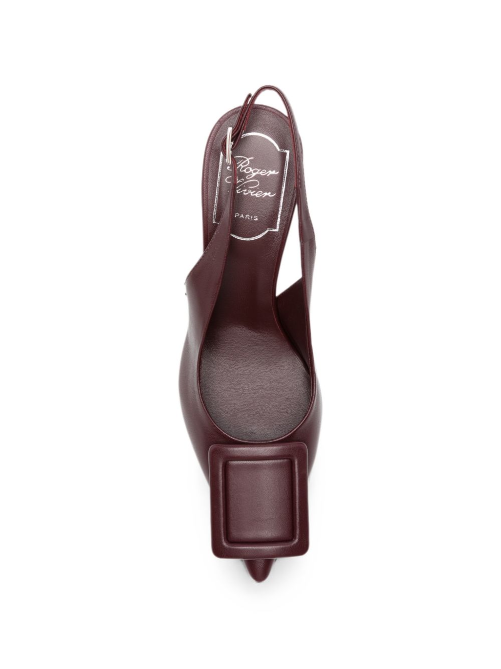 Roger Vivier Women Viv Ville Leather Slingback Pumps ROGER VIVIER