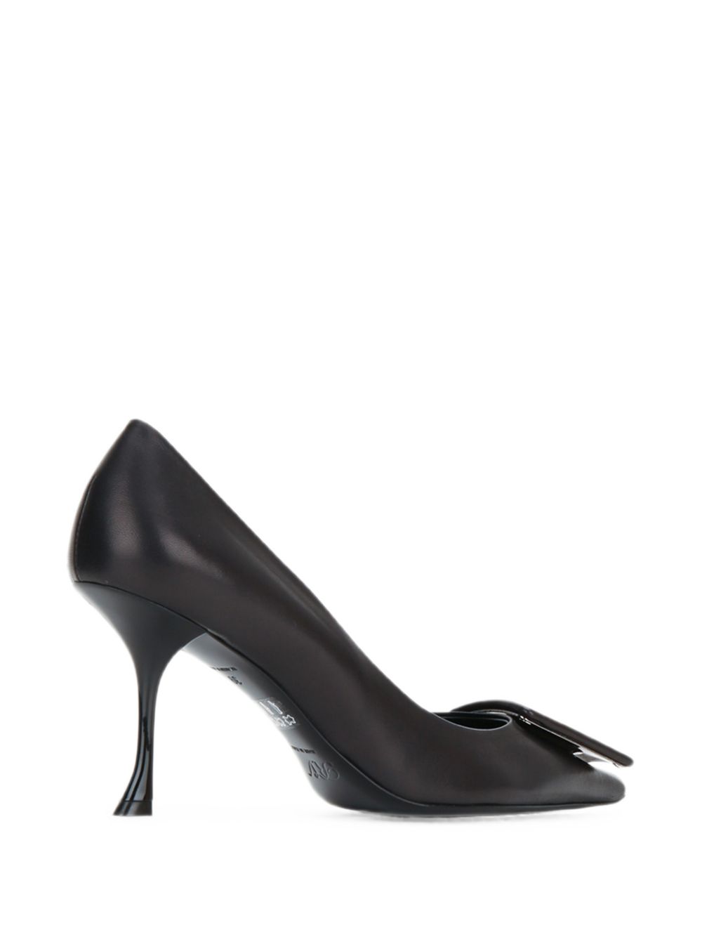 Roger Vivier Women Viv Ville Leather Pumps ROGER VIVIER
