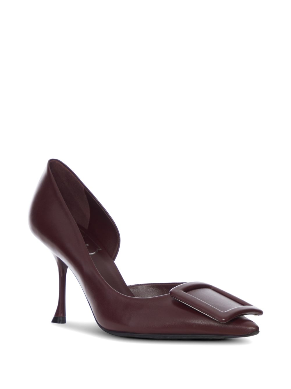 Roger Vivier Women Viv Ville Leather Pumps