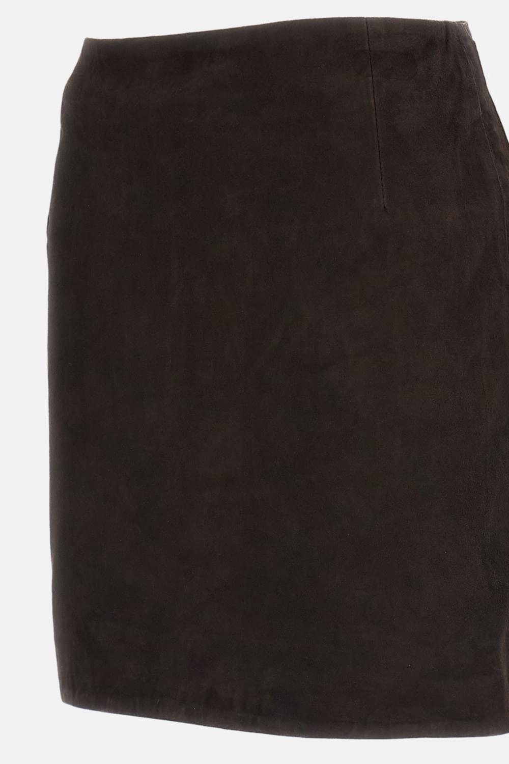 Rotate Women Suede Mini Skirt ROTATE