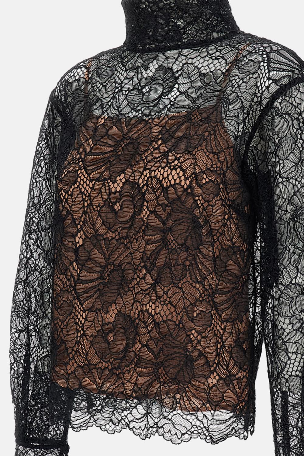 Rotate Women Lace Long Sleeve Blouse ROTATE