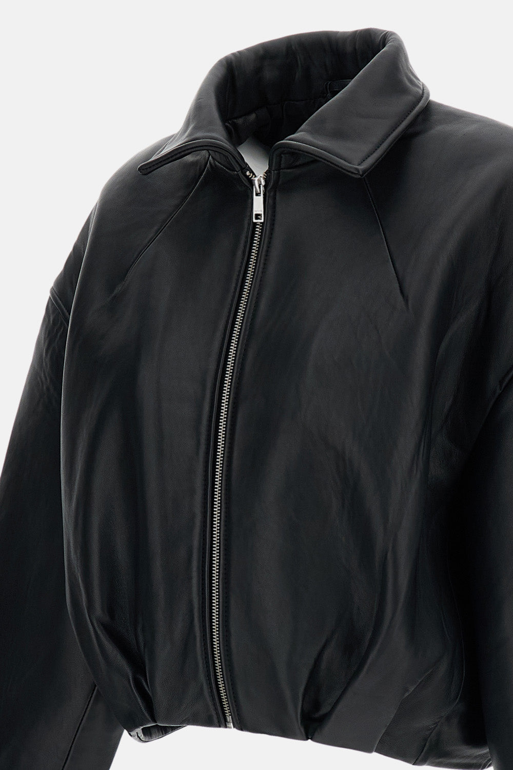 Rotate Women Boxy Leather Jacket ROTATE