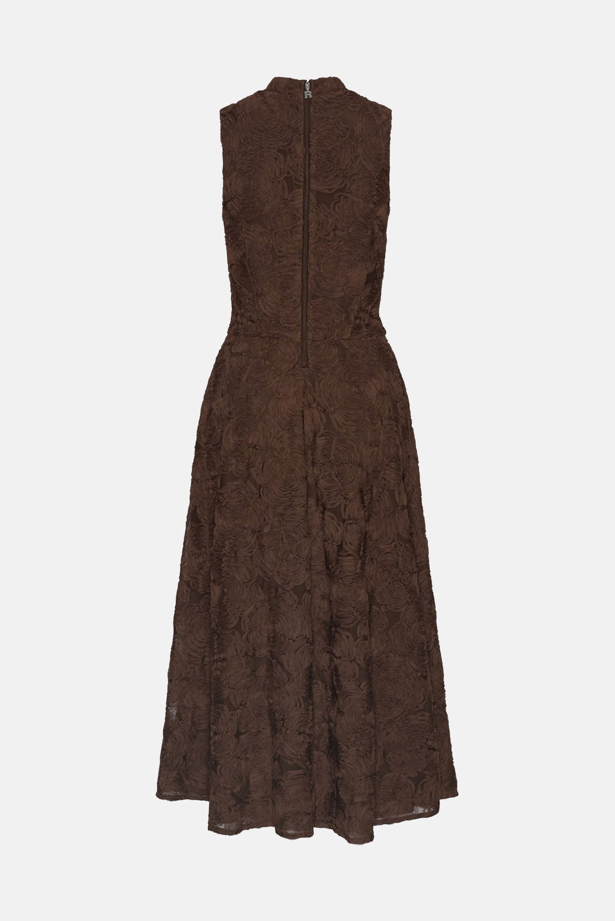 Rotate Women Flower Mesh Flared Dress ROTATE