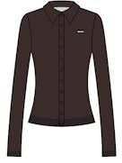 Rotate Women Knitted Wool-Cashmere Polo Shirt ROTATE