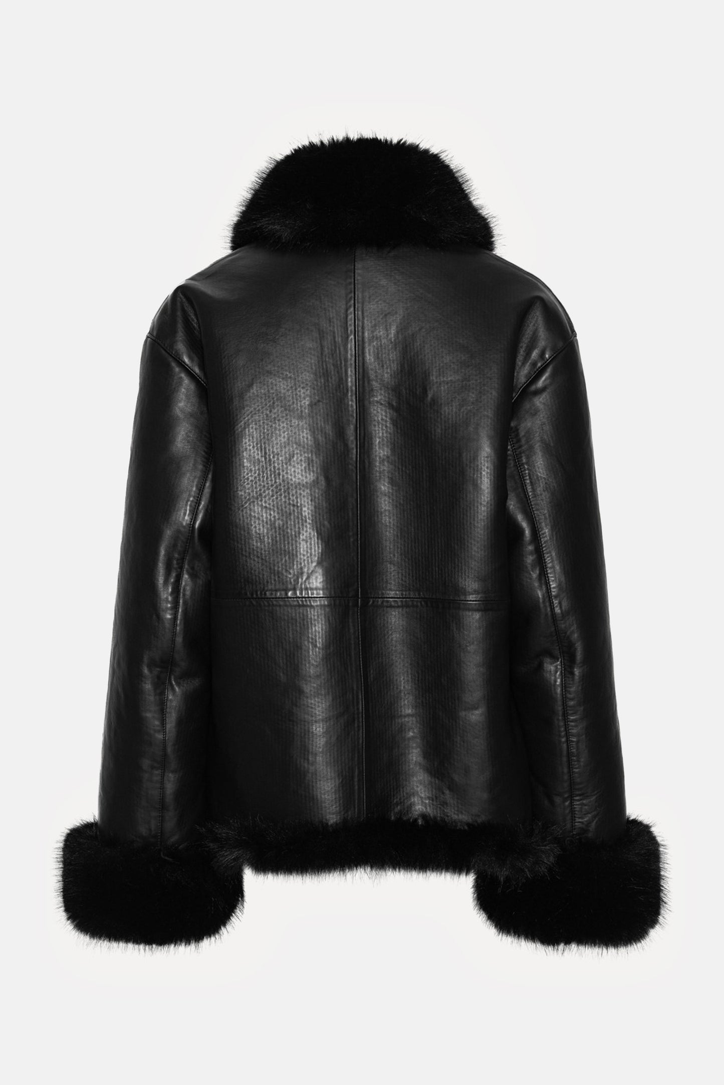Rotate Women Bonded Leather Jacket ROTATE