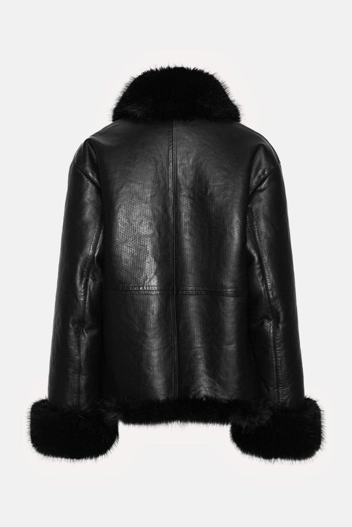 Rotate Women Bonded Leather Jacket ROTATE