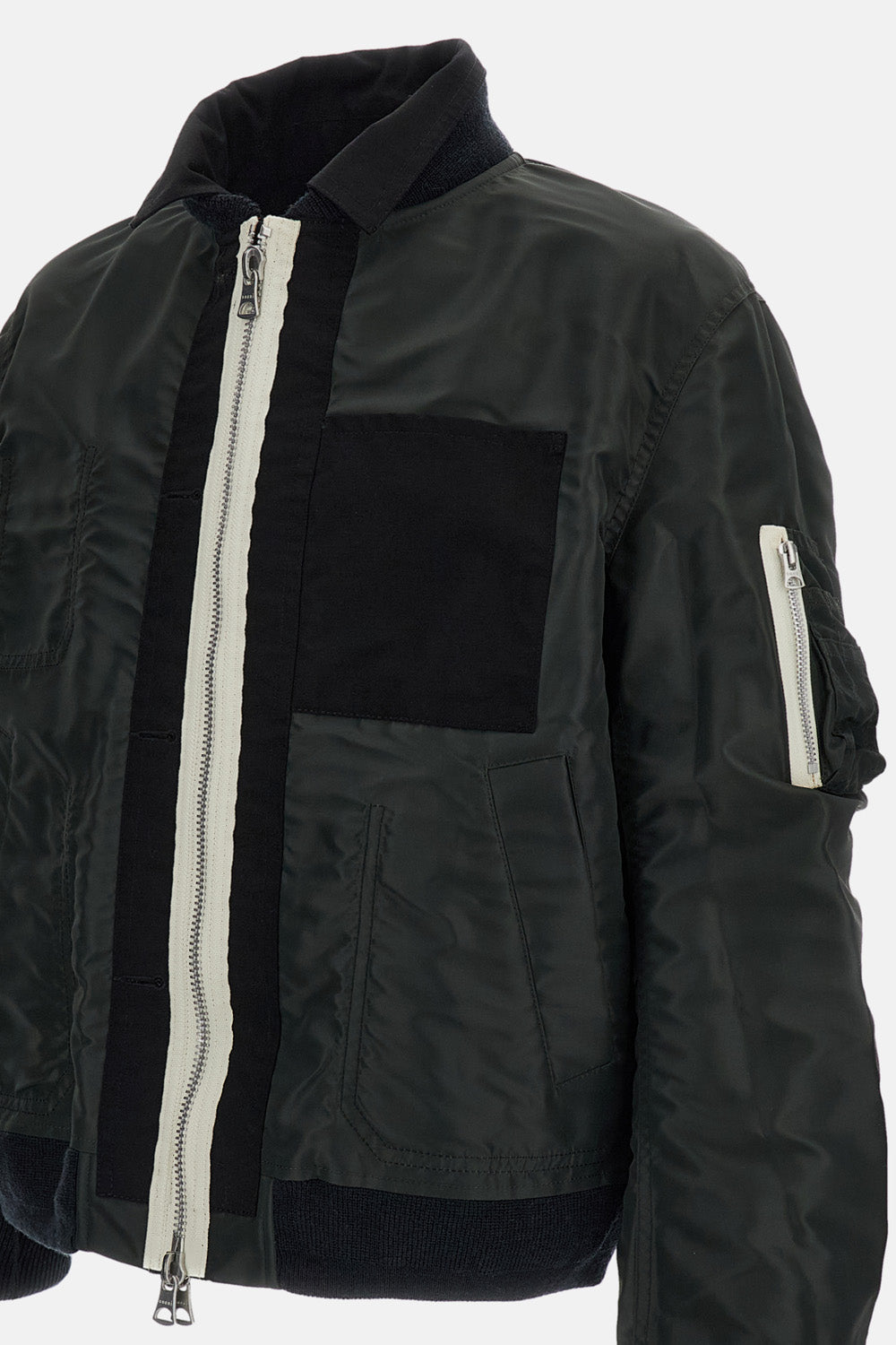 Sacai Men Nylon Twill Rip Stop Reversible Jacket SACAI