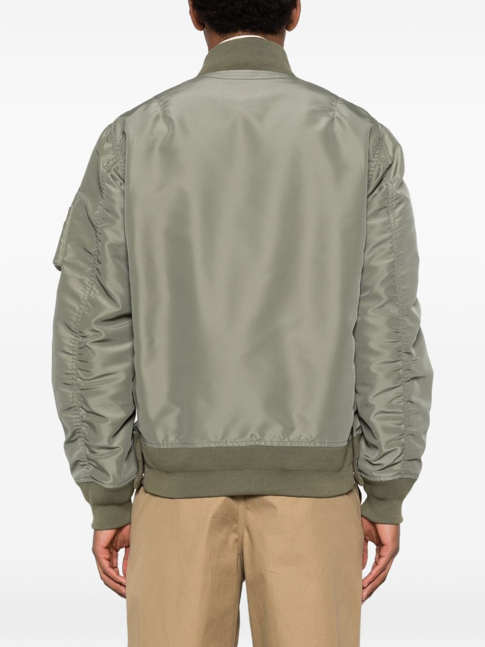 Sacai Men Nylon Bomber Jacket SACAI