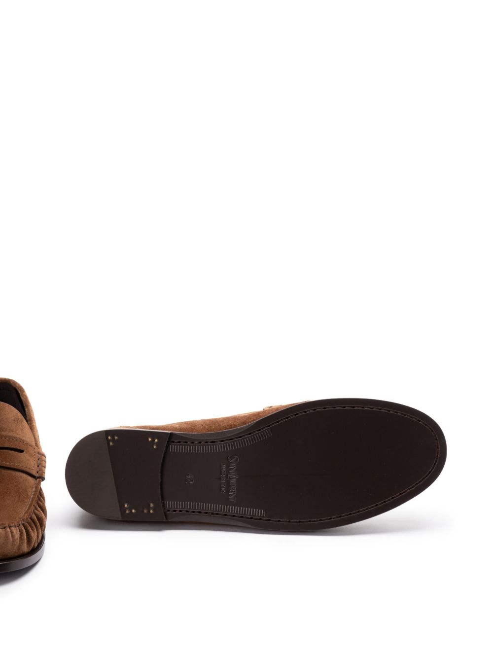 Saint Laurent Men Laurent Suede Leather Loafers SAINT LAURENT