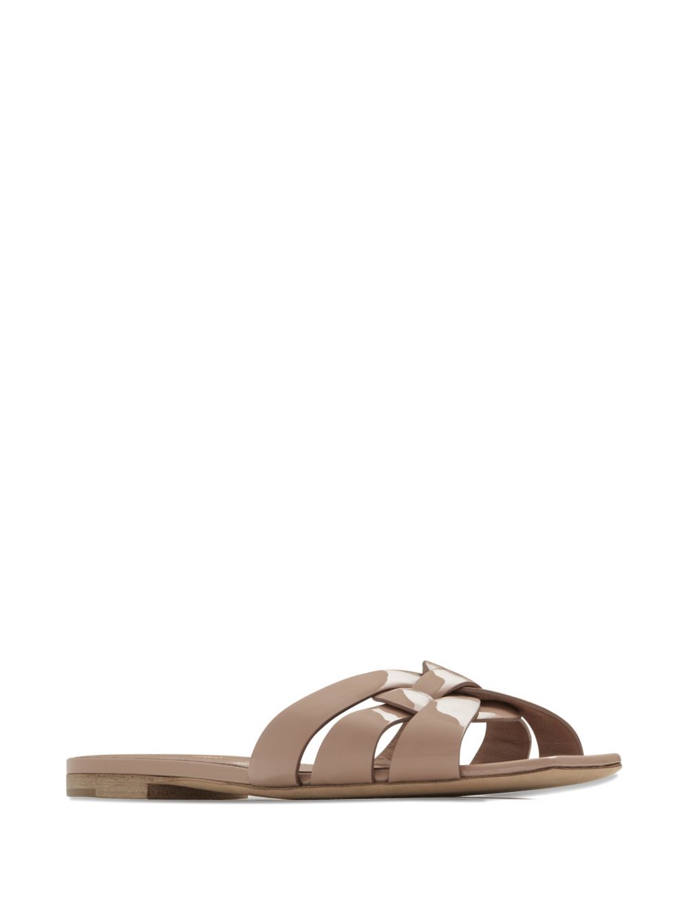 Saint Laurent Women Tribute Nu Pieds Leather Flat Sandals SAINT LAURENT