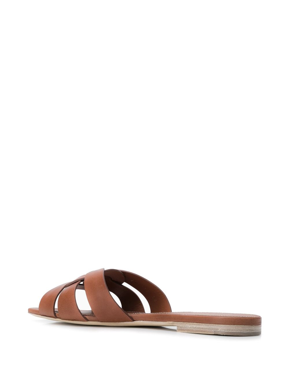 Saint Laurent Women Tribute Nu Pieds Leather Flat Sandals SAINT LAURENT