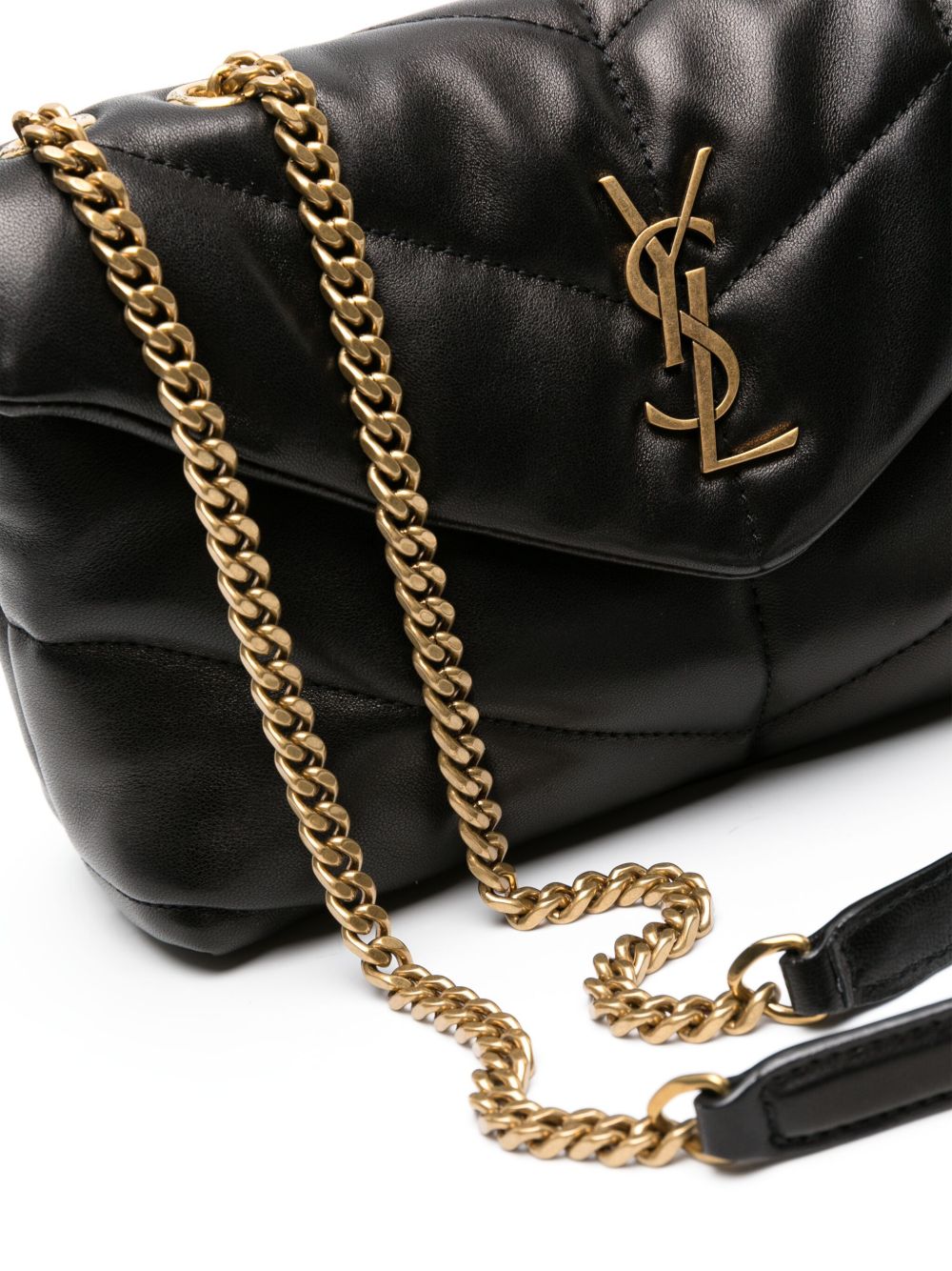 Saint Laurent Women Puffer Toy Mini Leather Shoulder Bag SAINT LAURENT