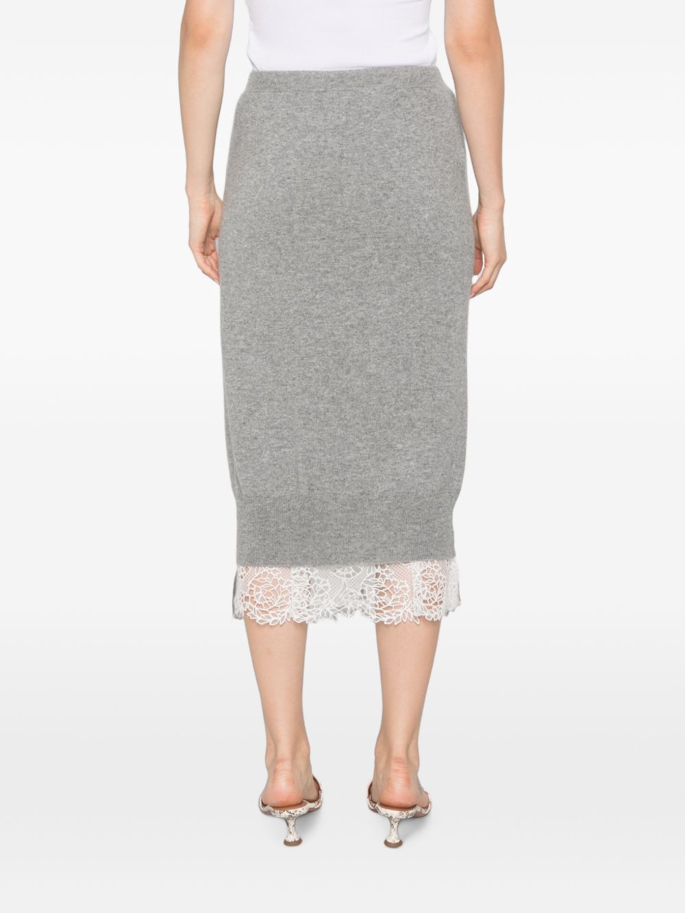 Ermanno Scervino Women Cashmere Midi Skirt ERMANO SCERVINO