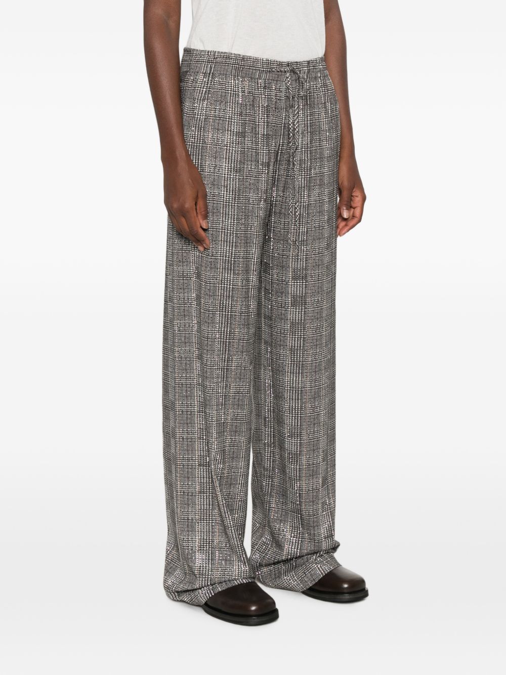 Ermanno Scervino Women Checked Trousers ERMANO SCERVINO