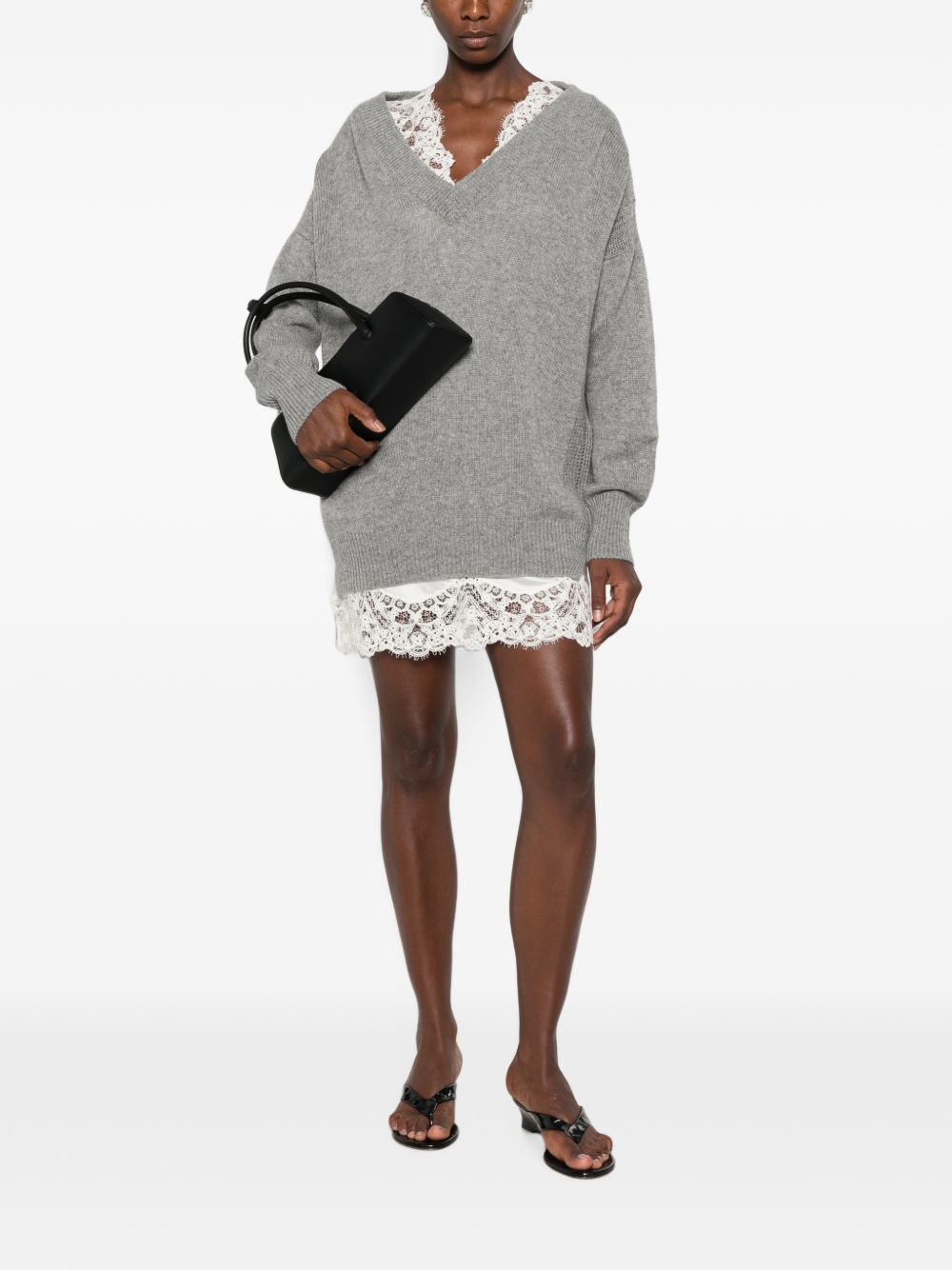 Ermanno Scervino Women Cashmere Mini Dress ERMANO SCERVINO