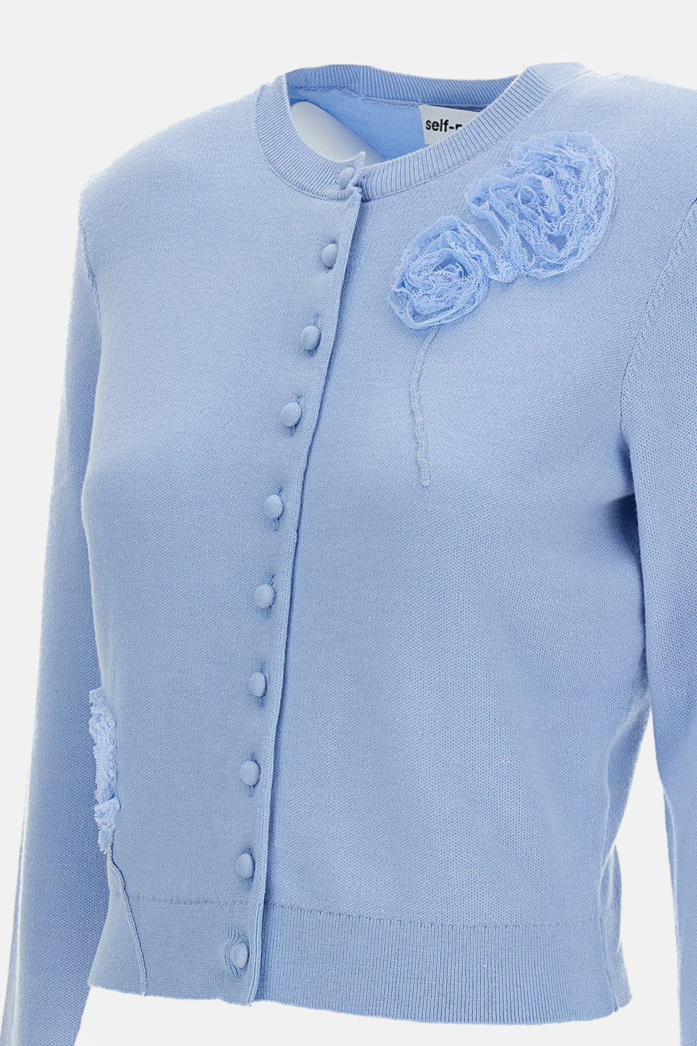 Self-Portrait Women Flower Knit Cardigan SELF-PORTRAIT