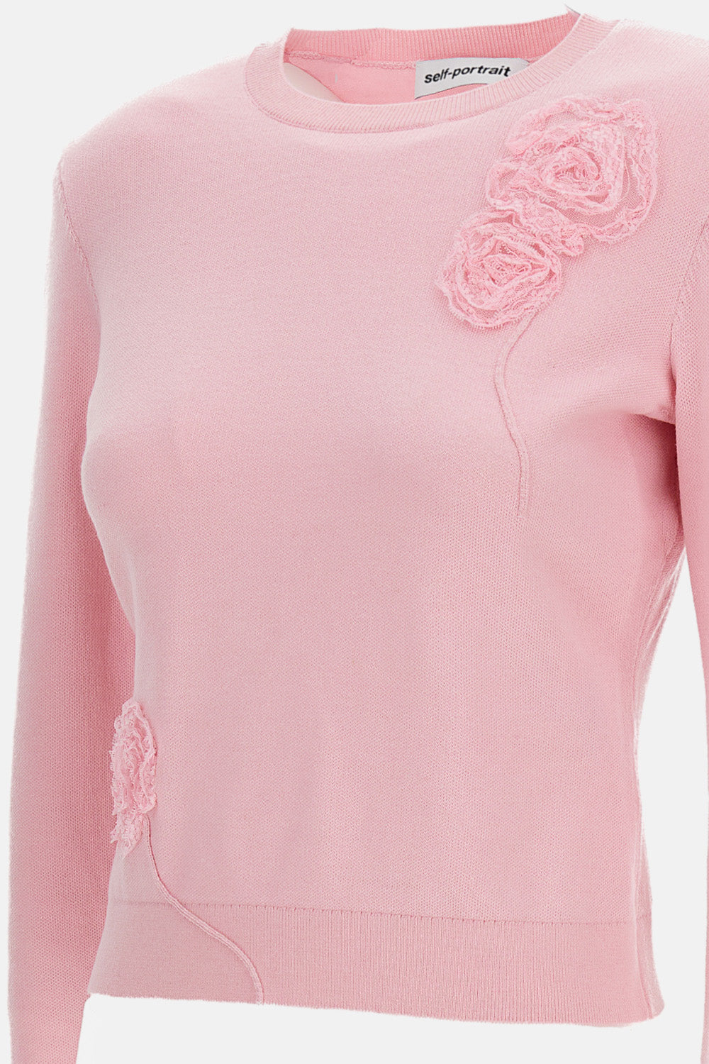 Self-Portrait Women Flower Knit Jumper SELF-PORTRAIT
