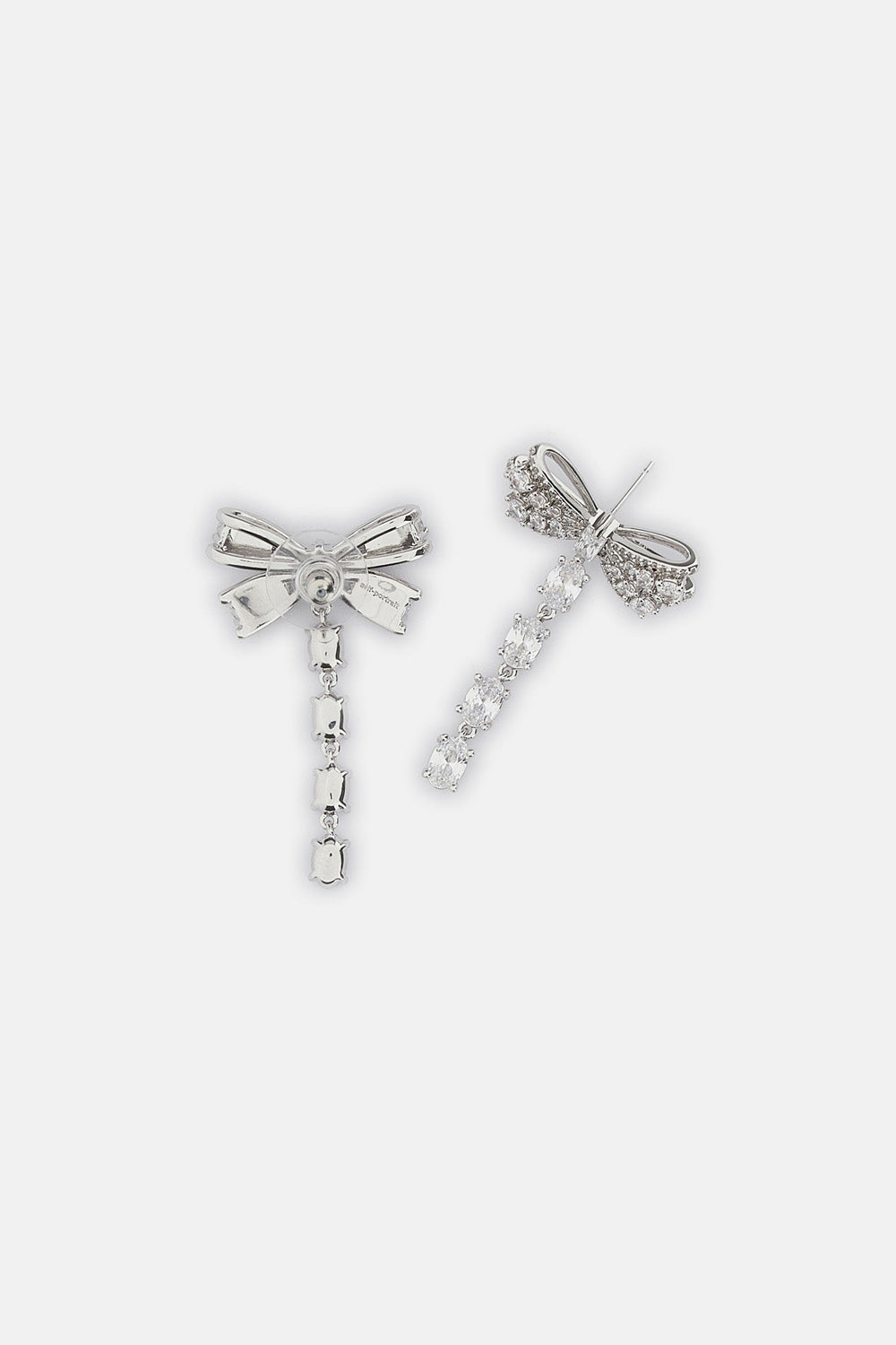 Self-Portrait Women Crystal Bow Droplet Earrings SELF-PORTRAIT