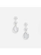 Self-Portrait Women Crystal Flower Tiered Earrings SELF-PORTRAIT