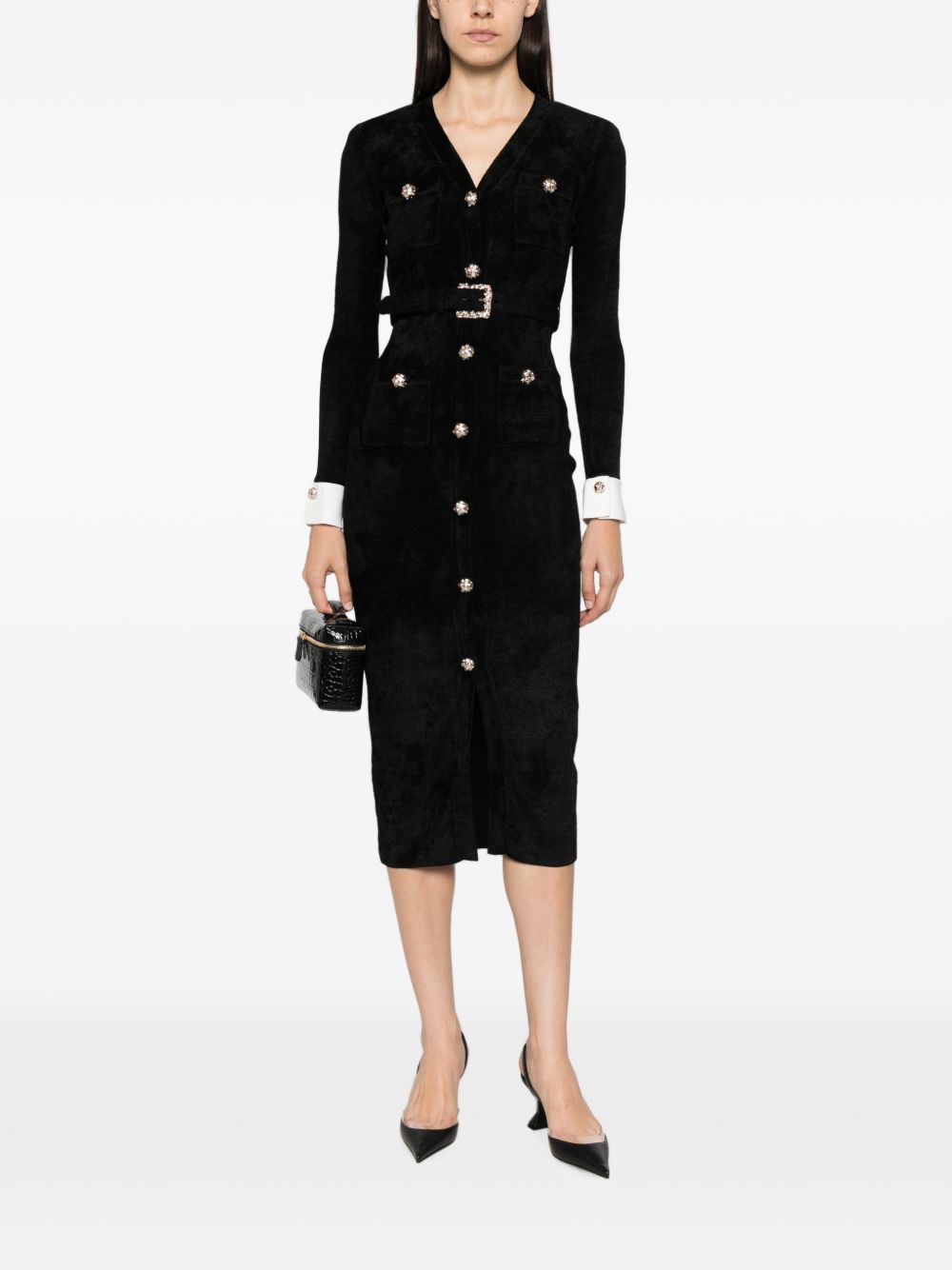 Self Portrait Women Chenille Long Dress SELF-PORTRAIT
