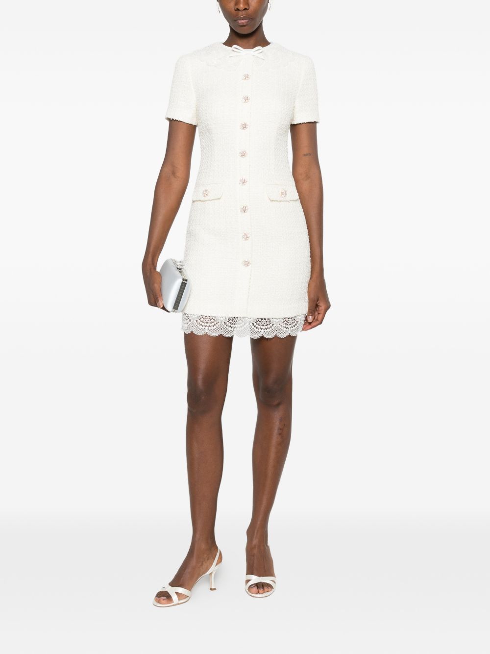 Self Portrait Women Bouclé Mini Dress SELF-PORTRAIT
