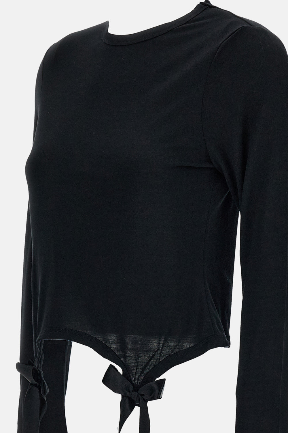 Simone Rocha Women Bow Tail Easy Long Sleeve T-Shirt SIMONE ROCHA