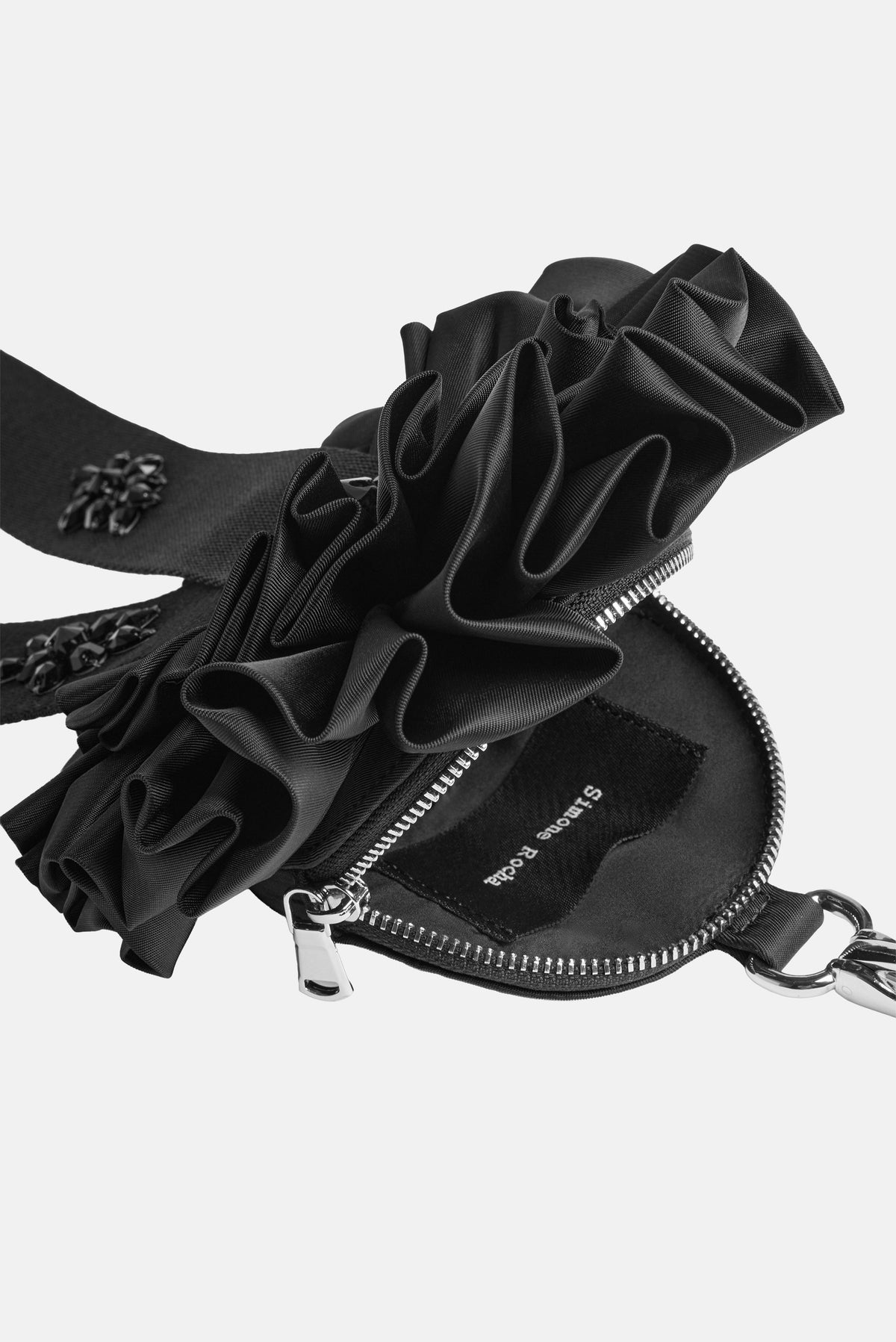 Simone Rocha Women Ribbon Rosette Coin Purse With Emb SIMONE ROCHA
