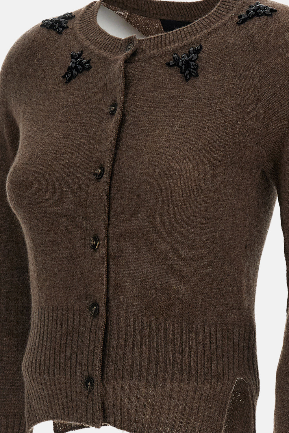 Simone Rocha Women Relaxed Cashmere Cardigan W/ Emb SIMONE ROCHA