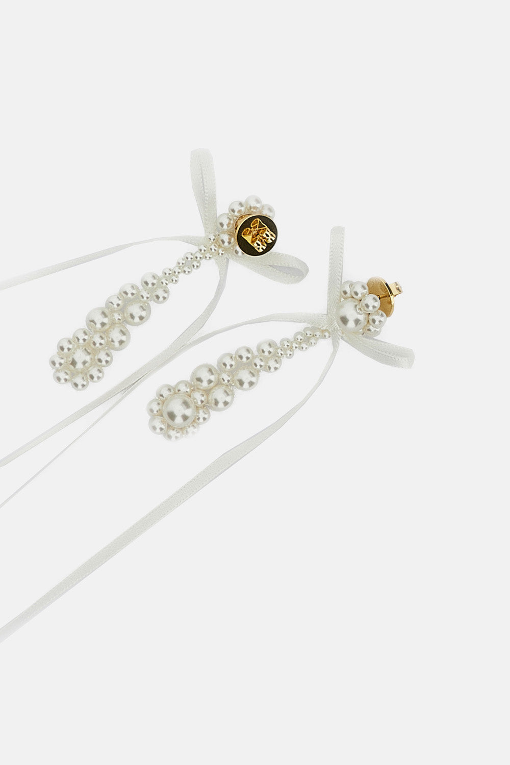 Simone Rocha Women Victorian Drip Bow Earrings SIMONE ROCHA