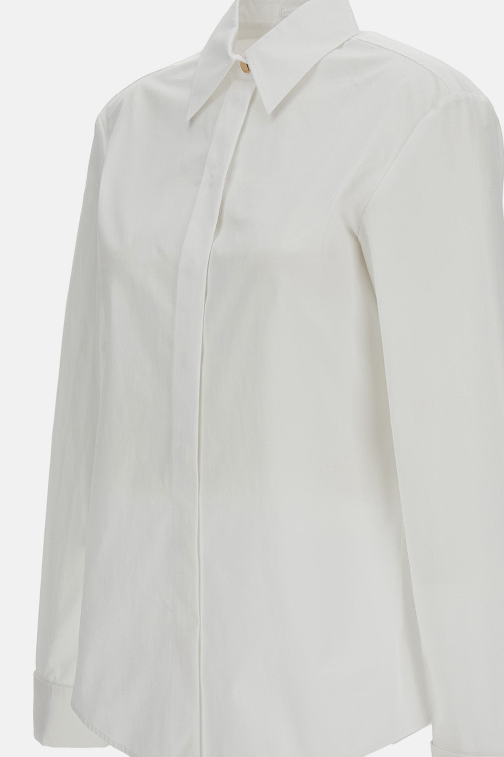 Sportmax Women Fitted Popeline Shirt SPORTMAX