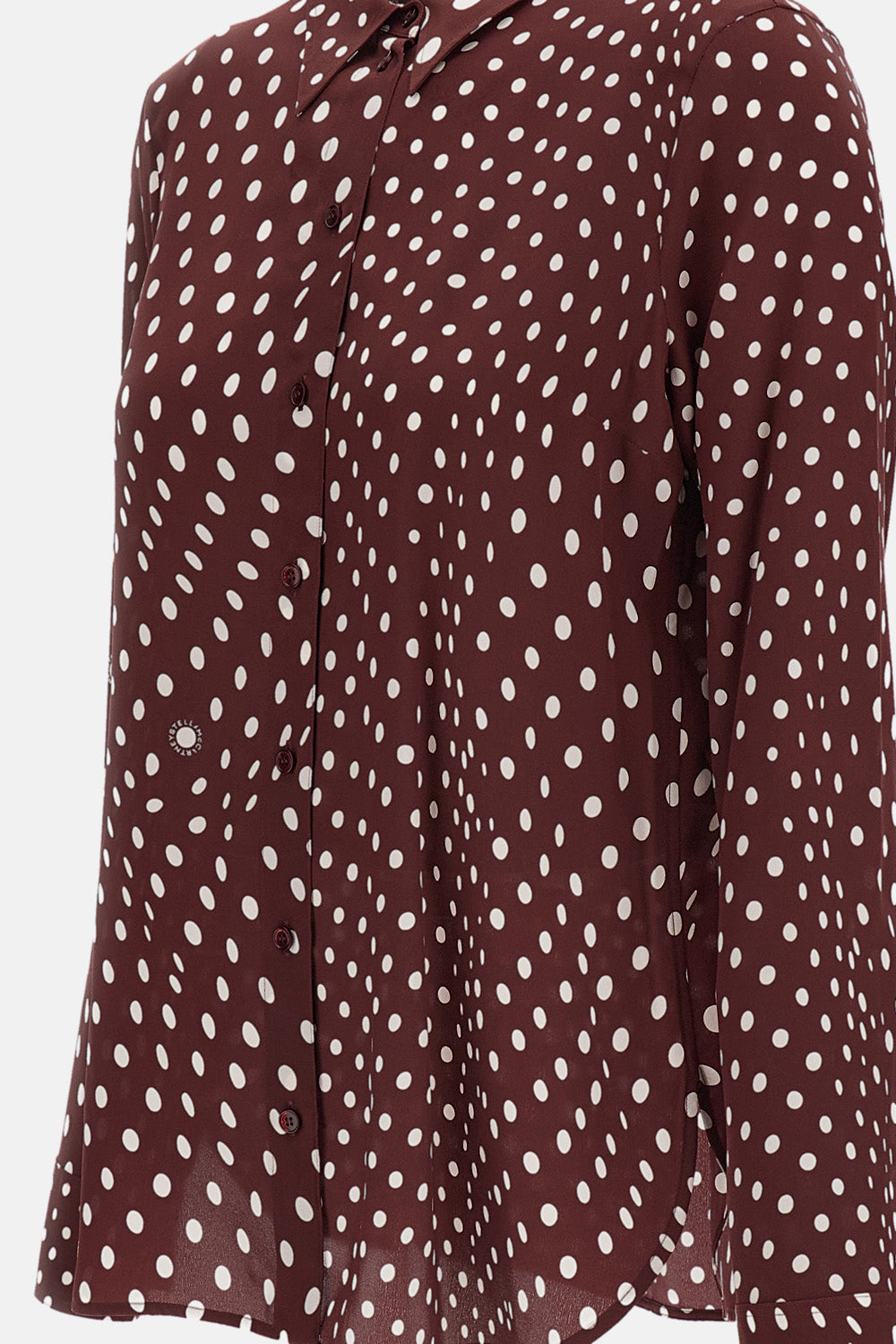 Stella Mccartney Women Polkadots Printed Silk Shirt STELLA MCCARTNEY