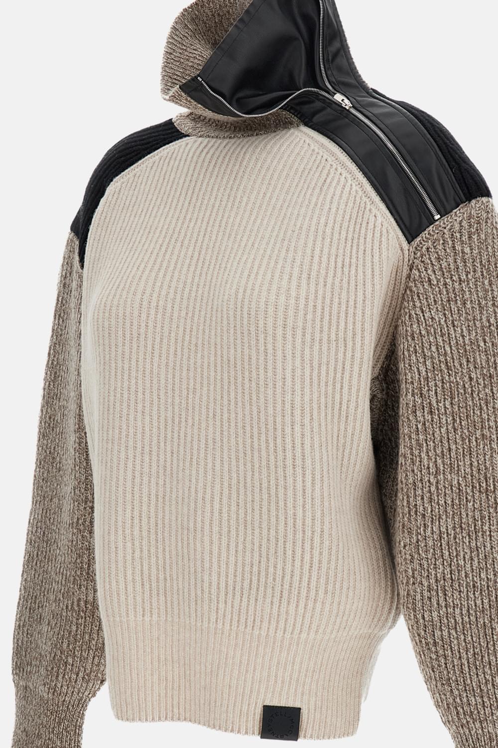 Stella Mccartney Women Altermat Detail Block Colour Knit Jumper STELLA MCCARTNEY