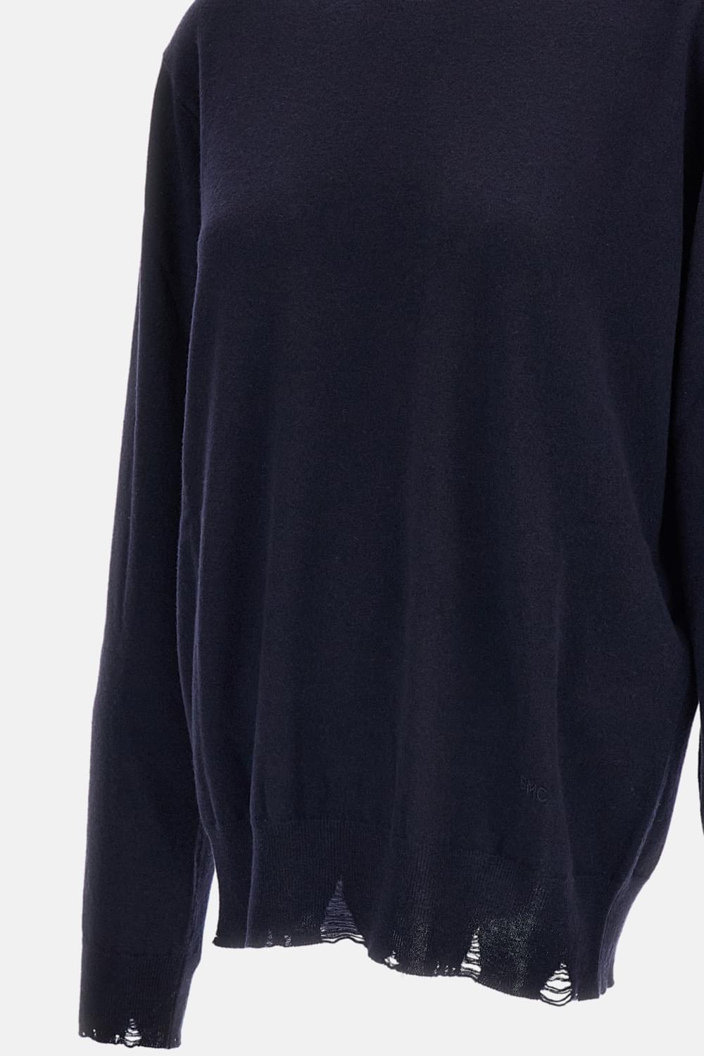 Stella Mccartney Women Distressed Merino Wool Men's Jumper STELLA MCCARTNEY
